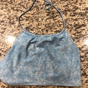 High neck Arie bathing suit top